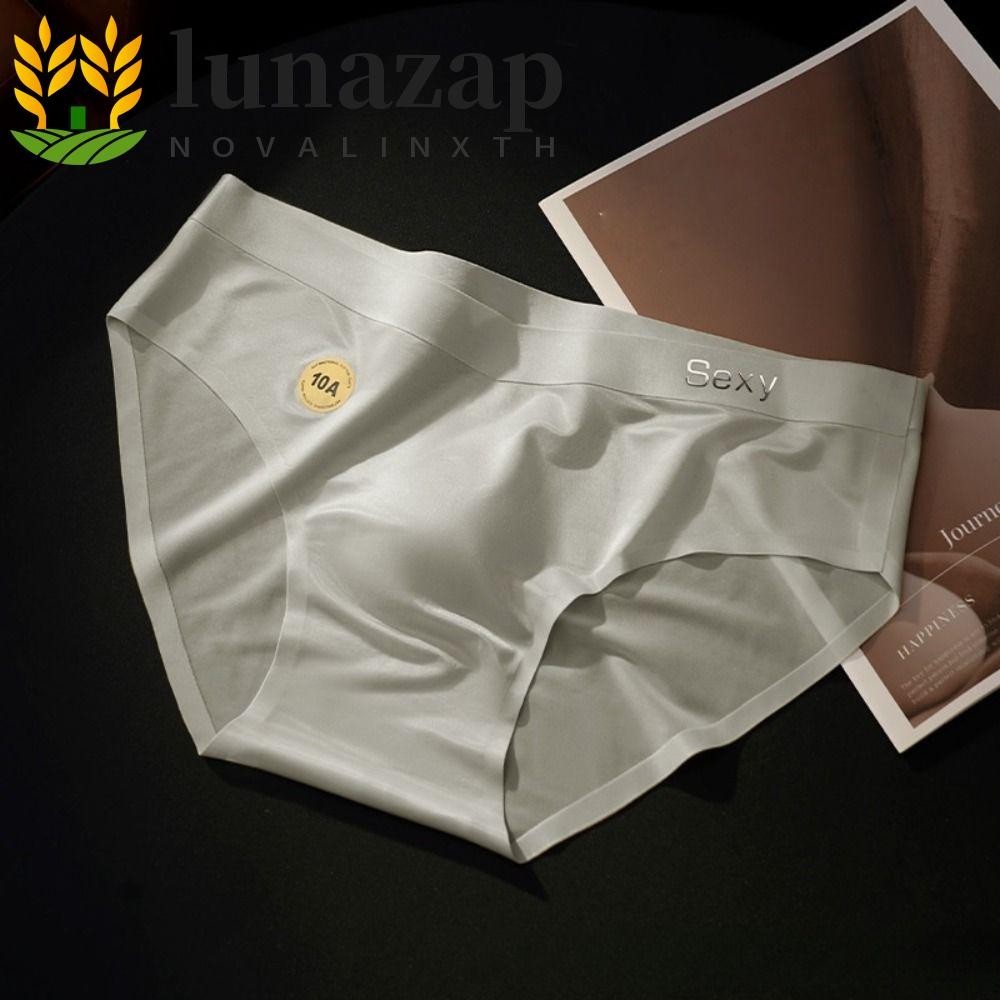กางเกงชั้นในผู้ชาย LUNAZAP ด้วยผ้าไหมน้ำแข็ง breathable และ quick dry seamless เหมาะสำหรับสวมใส่ทุกวันในฤดูร้อน