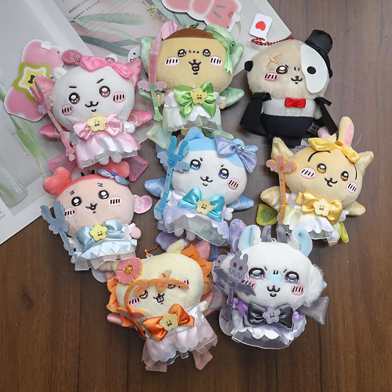 Chikawa Super Magical Girl Series Plushie ของเล่นน่ารัก Hachiware Usagi ตุ๊กตาพวงกุญแจกระเป๋าจี้เด็กของขวัญ