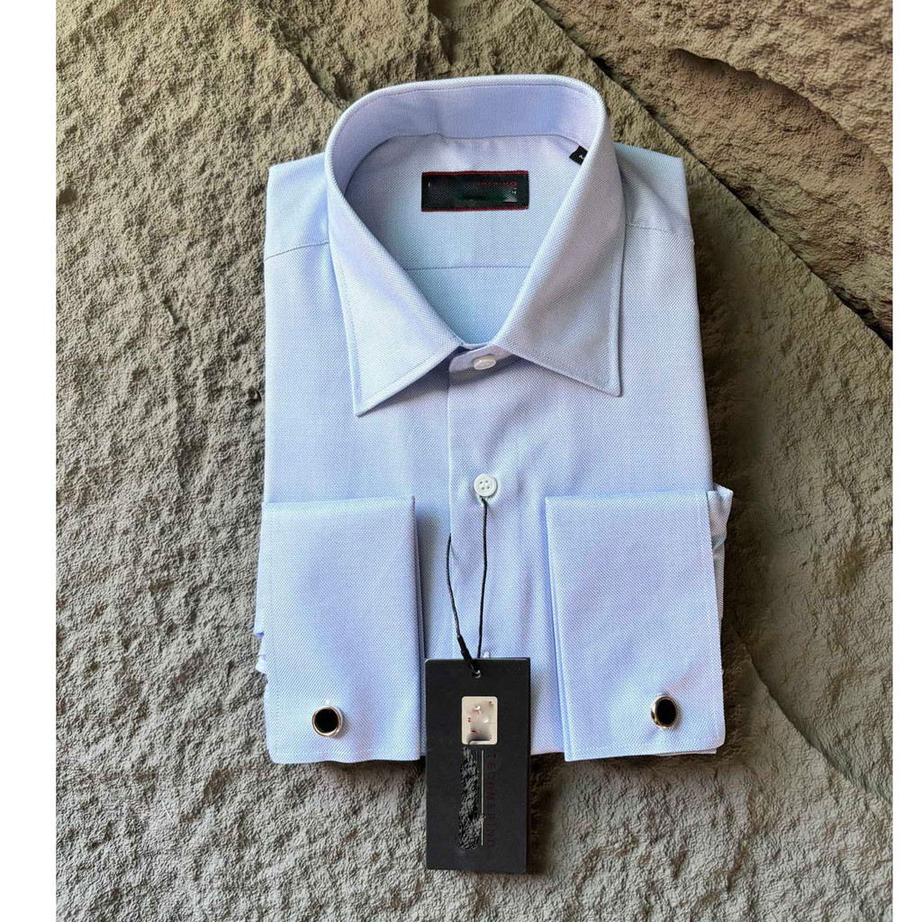 RDSC Zegna 2025Men's Long Sleeve Shirt Business New Casual Herringbone Shirt Formal Wedding Commutin