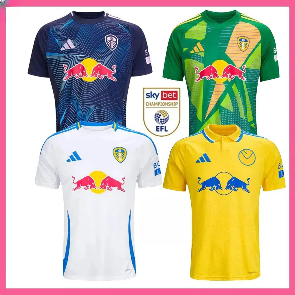 เสื้อฟุตบอล Leeds United สำหรับผู้รักษาประตู แบบบ้านและเยือน