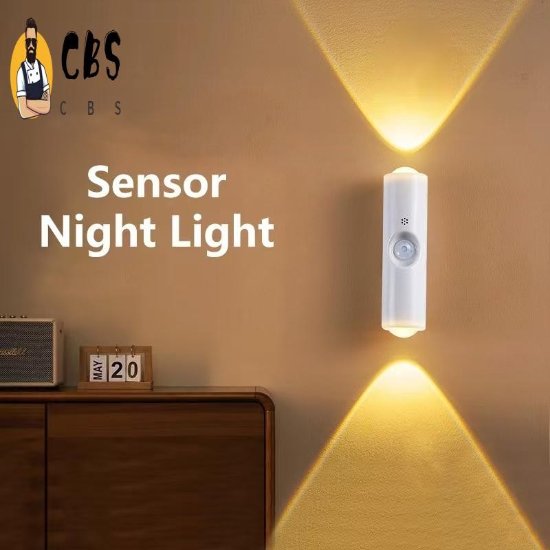 Motion Sensor Night Light - สปอตไลท์ LED ไร้สายแบบชาร์จไฟได้ USB สําหรับ Home