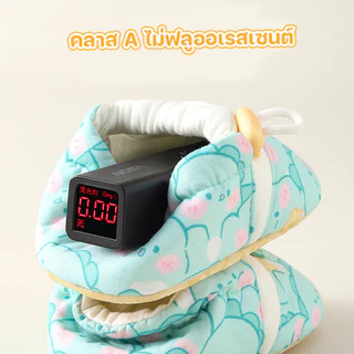 รองเท้าเด็กผ้าฝ้าย รองเท้าผ้าฝ้ายหนา หัดเดินสวมง่ายกระชับไม่หลุด มีกันลื่น นุ่มและสบาย ใส่ได้ทั้งชายและหญิง