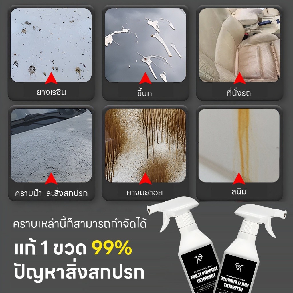 น้ำยาทำความสะอาดอเนกประสงค์ น้ำยาล้างเครื่องยนต์ไม่ต้องล้างน้ำล้าง​น้ำมัน​เครื่องคราบจารบีดินโคลน คราบสกปรก​ในครัวเรือน​ ราคา ถูกที่สุด ดีลบีเคเค แกลเลอรีภาพที่ 8