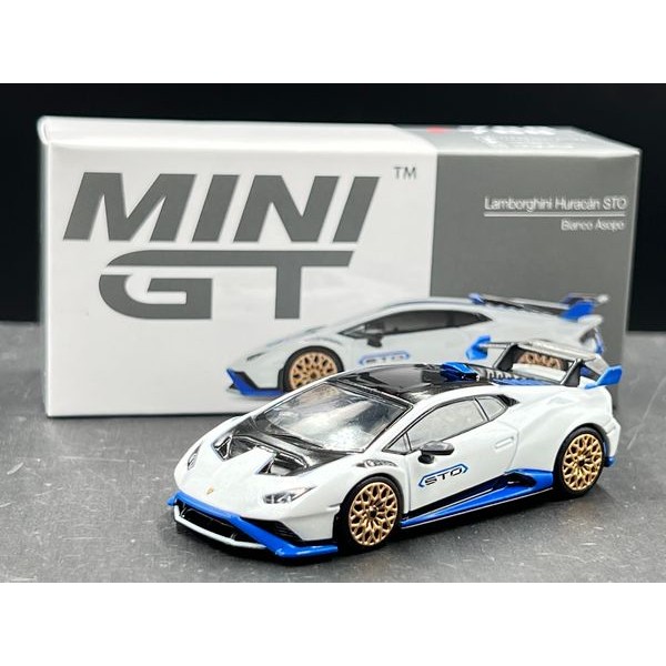 MINIGT Lamborghini Huracán STO  Bianco Asopo