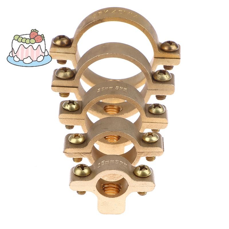 [Sep] Fit 15 22 28 35 40 มม.OD หลอดทองเหลือง M10 ท่อ Clamp Bracket สนับสนุนแขวนคงที่ประปาน้ํา [COD]