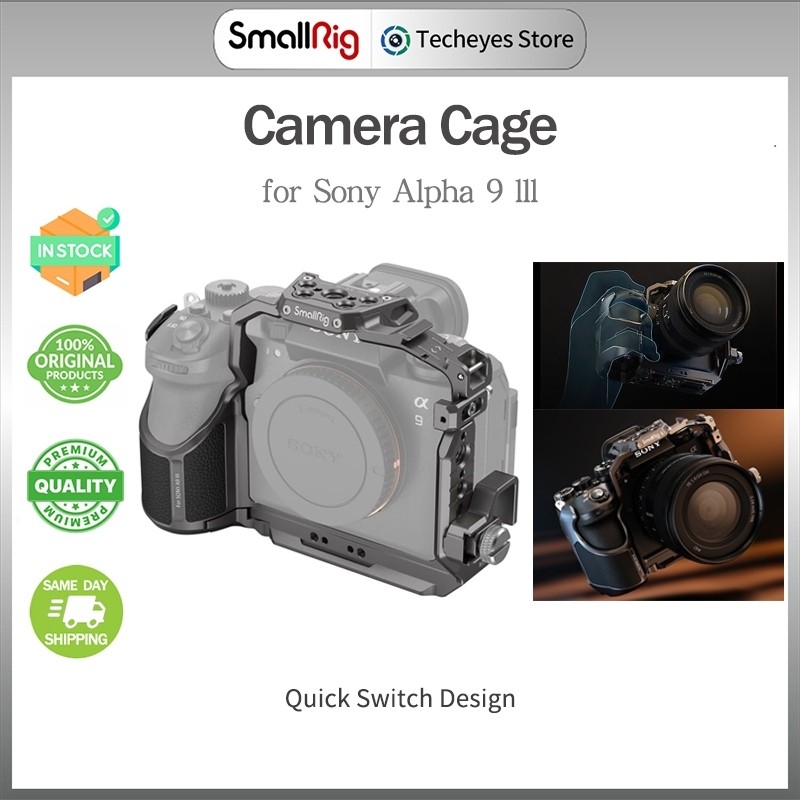 SmallRig A9 III กล้องสําหรับ ArcaType w/ Cable Clamp สําหรับ Sony Alpha 9 III