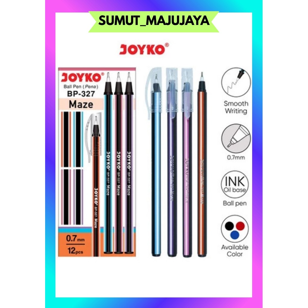 SMJ [RETAIL 1 ชิ้น] JOYKO MAZE 0.7mm BP-327 N PEN
