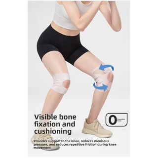 Patella Knee Brace Badminton Basketball Running Jump Rope Sports Knee Brace Knee Meniscus Joint Anti-Slip Protective Sleeve