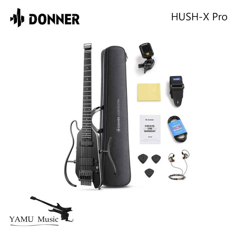 Donner HUSHX Pro MultiEffects กีต้าร์พกพา HUSH X Pro