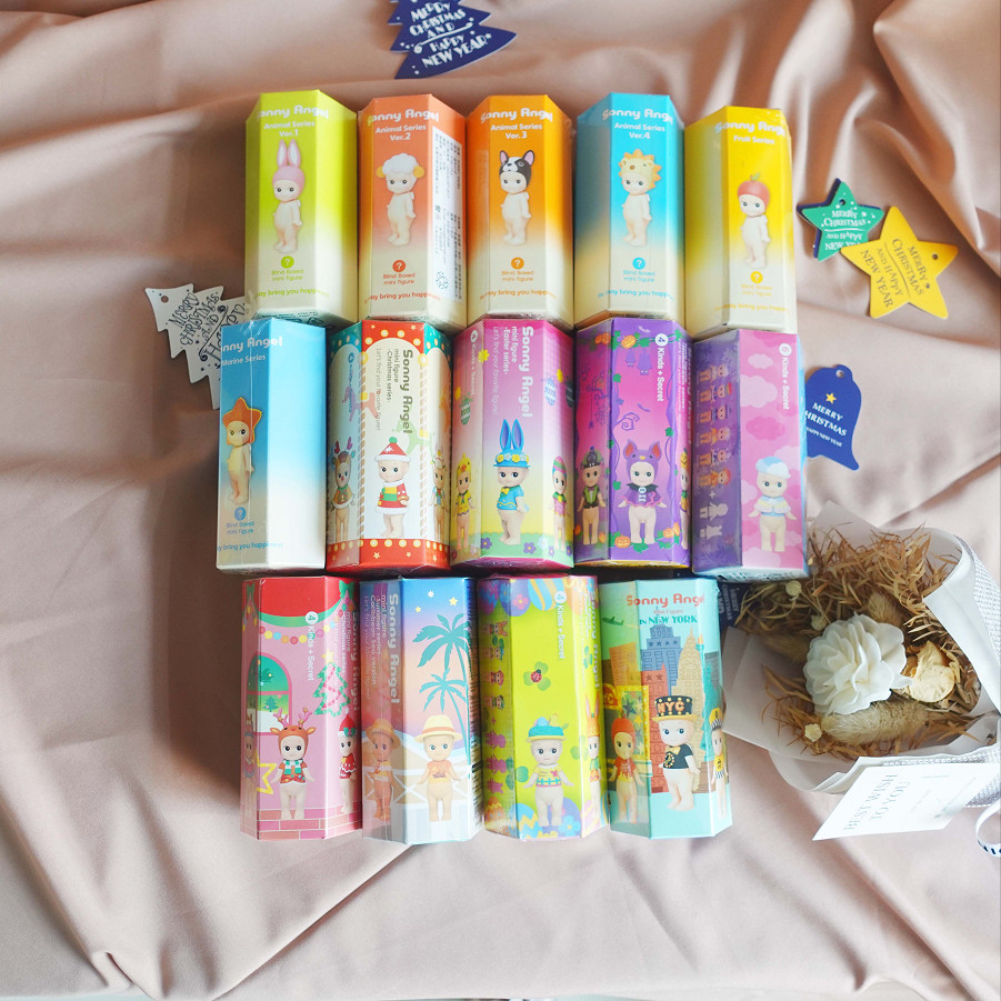 Sonny angel Sony angel Bare Butt Doll New York Christmas วันวาเลนไทน์ Alice Cherry Blossom Mystery B