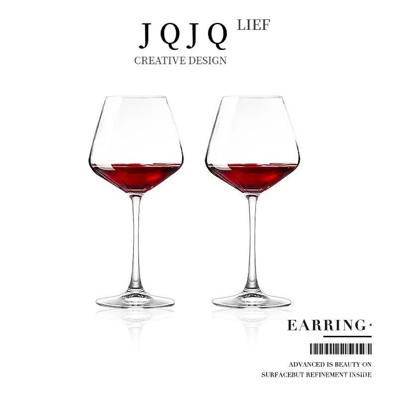 ราคากิจกรรม JQQ LIEF PD 丨 Burgundy Cup Set แก้วคริสตัลในครัวเรือนขวดเหล้าท้องใหญ่ 丨 Happy 888 3OUG