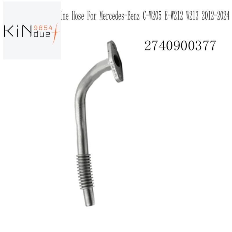 2740900377 เครื่องยนต์ Turbocharger Return Pipe Turbo Oil Return Line Hose สําหรับ - C-W205 E-W212 W