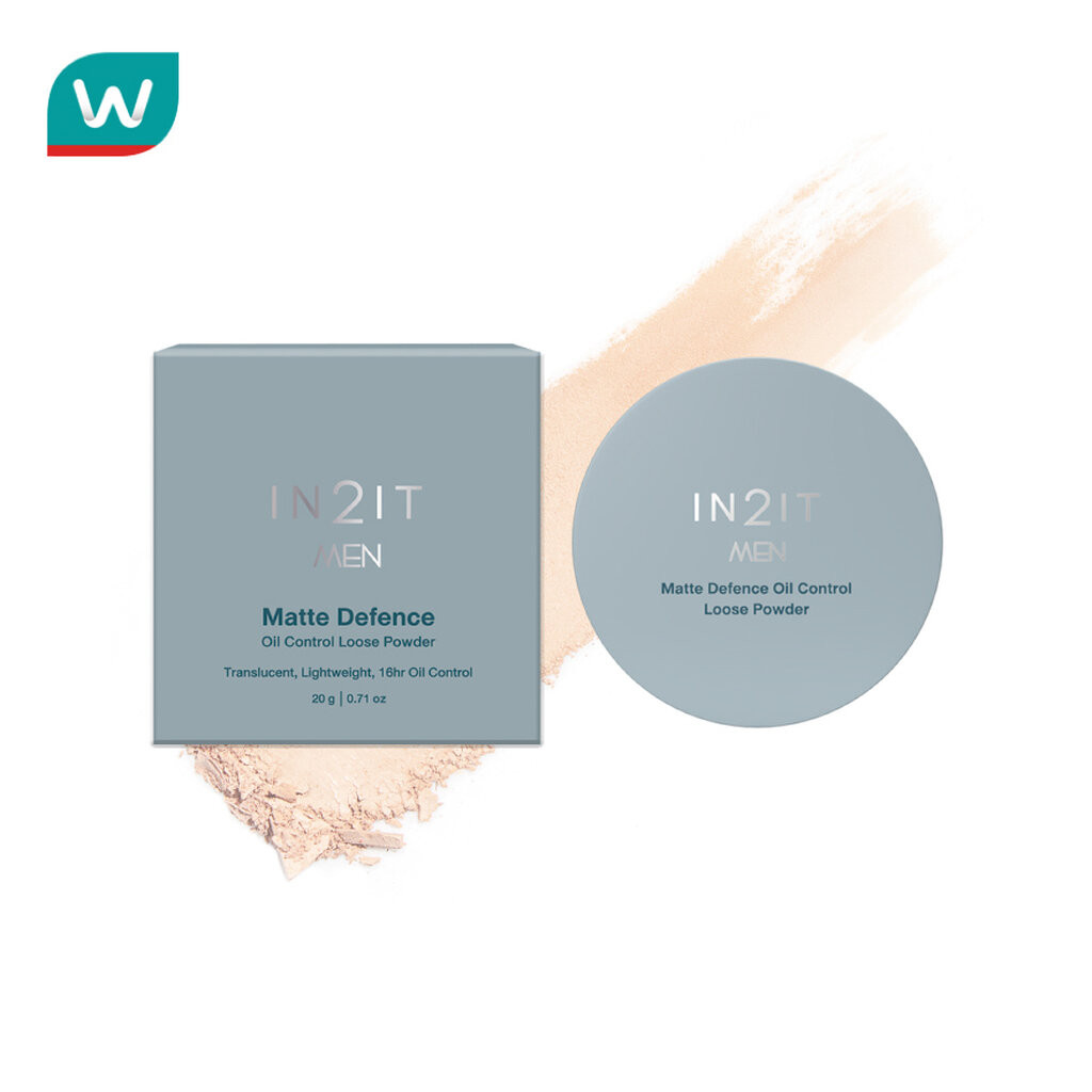 In 2 It อินทูอิท เมน แมตต์ ดีเฟนซ์ ออยล์ คอนโทรล ลูส พาวเดอร์ 20ก. 01 เนเชอรัล