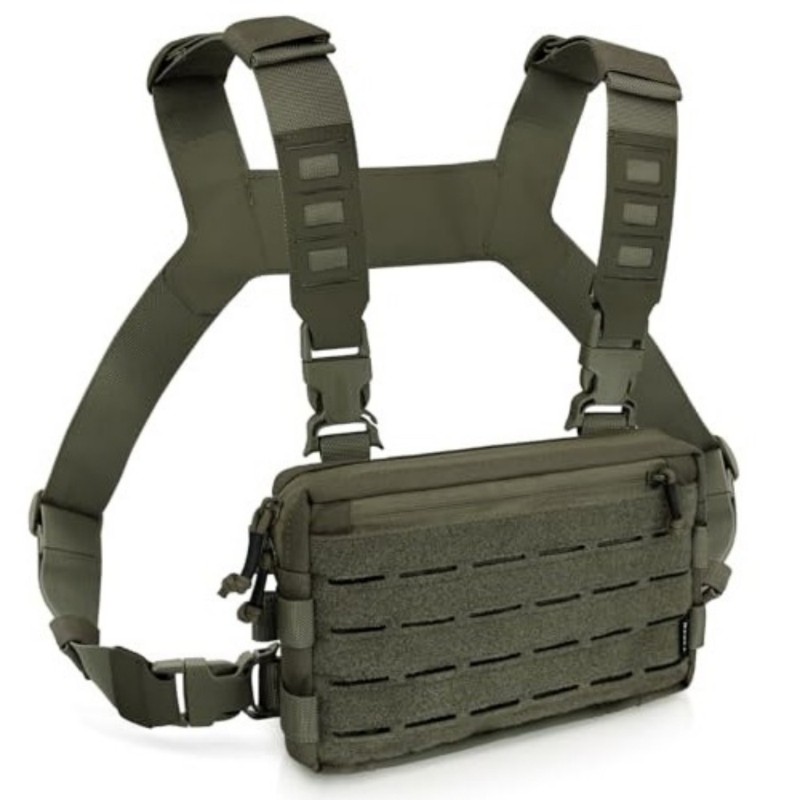 Bangb Tacticals Chest Rig Pack Running Chest Bag with Front Loop Recon Chest Rigs