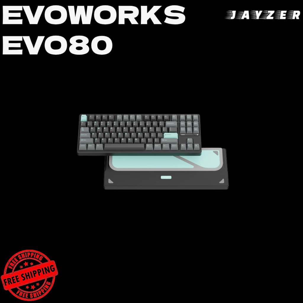 SG EVOWORKS EVO80 TKL TRI โหมดไร้สาย PREBUILT คีย์บอร์ดเชิงกล