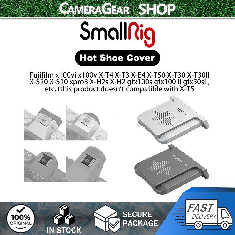 SmallRig ฝาครอบรองเท้าร้อนสําหรับ FUJIFILM X100VI/X100/XT4/XT3/XE4/XT50/XT30 ฯลฯยกเว้น XT5
