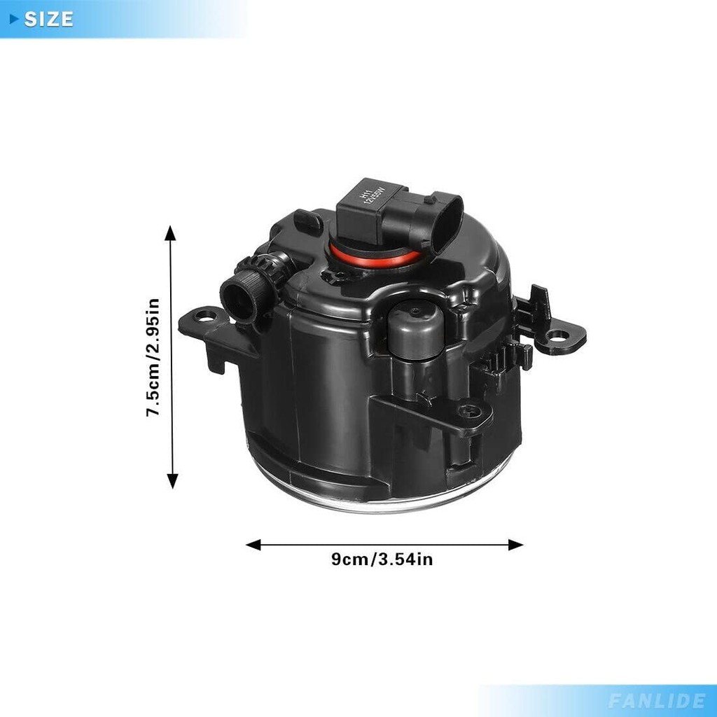 ชุดไฟตัดหมอกด้านหน้าสําหรับ Ford, เปลี่ยน 4F9Z-15200-AA, 4F9Z15200AACP, FO2592217, 88385 NTMT