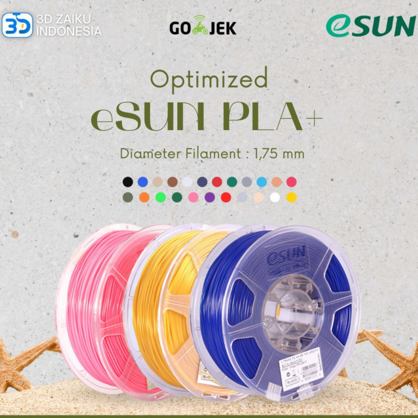 Marcellstationary eSUN 3D Filament ล่าสุด Optimized PLA+ ABS+ Filament 1.75 มม.