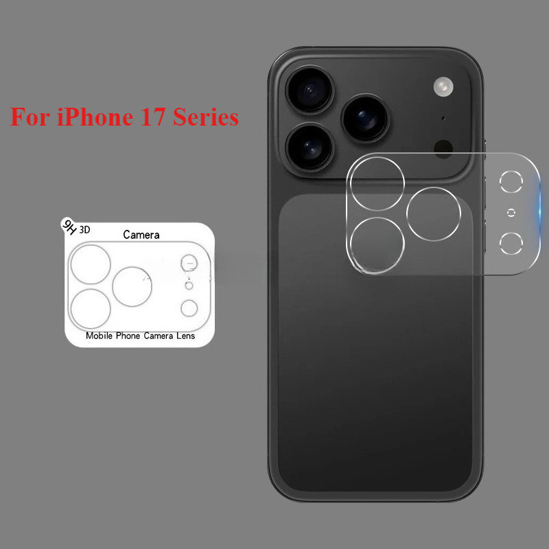 สําหรับ iPhone 17 Pro Max 17 Pro iPhone 17 Air iPhone 17 2025 เลนส์โปร่งใสฟิล์มกล้อง HD ฟิล์มกระจก