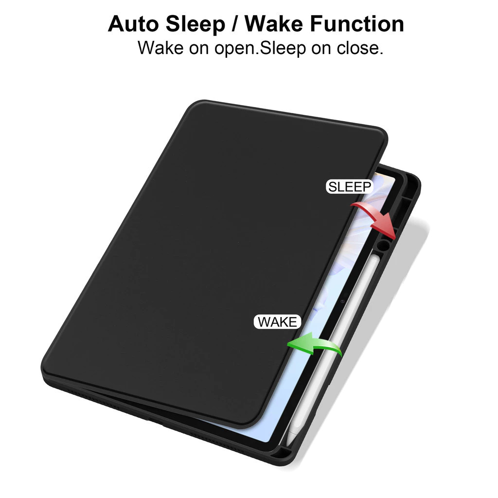 เคส สำหรับ xiaomi Redmi Pad 2 11 2025 Redmi Pad SE 8.7  RedmiSE 11/12.1 หมุนได้360 องศาหมุน หลังโปร่งใส พร้อมถาดใส่ปากกา - รูปที่ 2