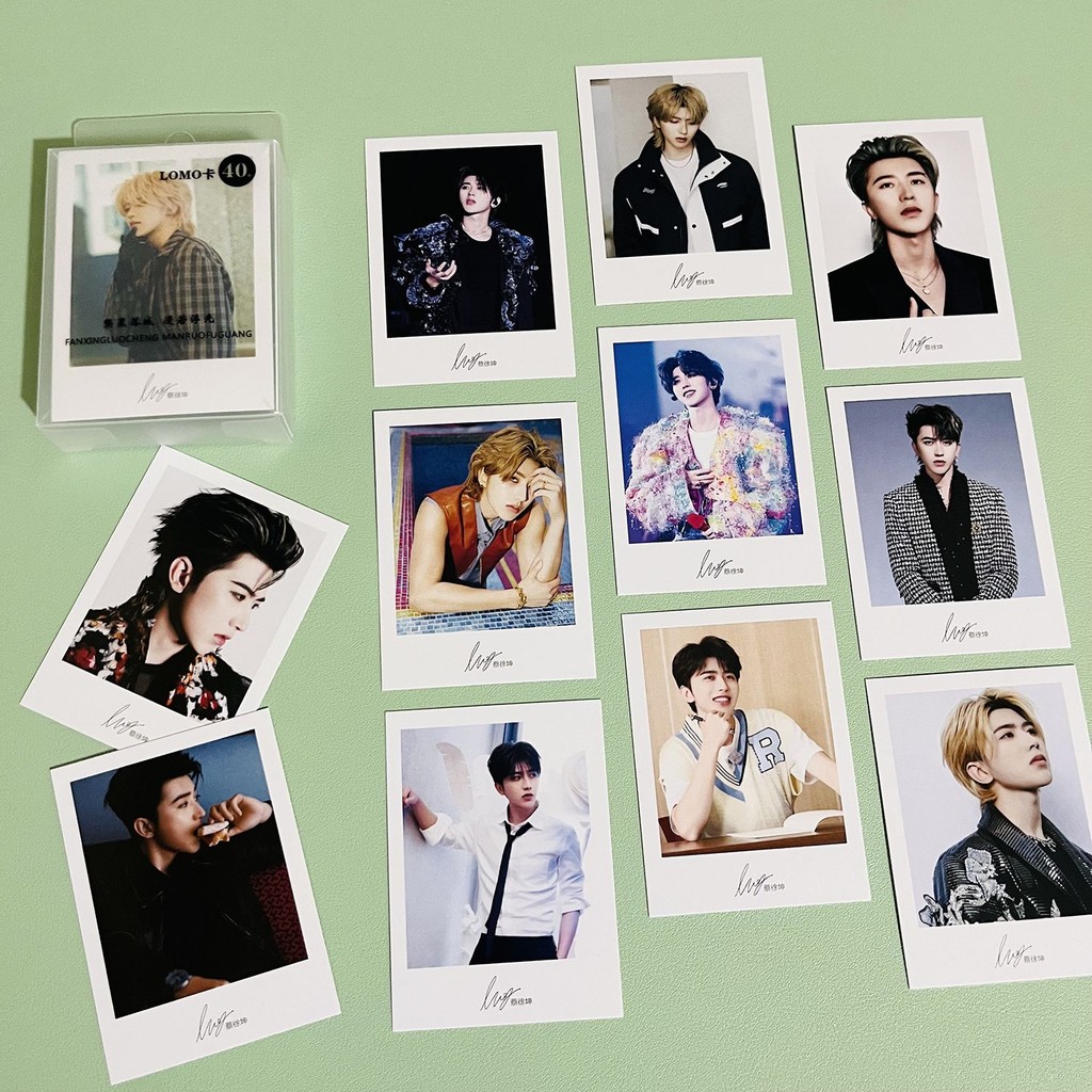 Cai Xukun lomo card สินค้าดาราสไตล์เดียวกัน HD Photo ลายเซ็นภาพถ่ายโพลารอยด์ออกจากการ์ดภาพถ่ายข้อควา