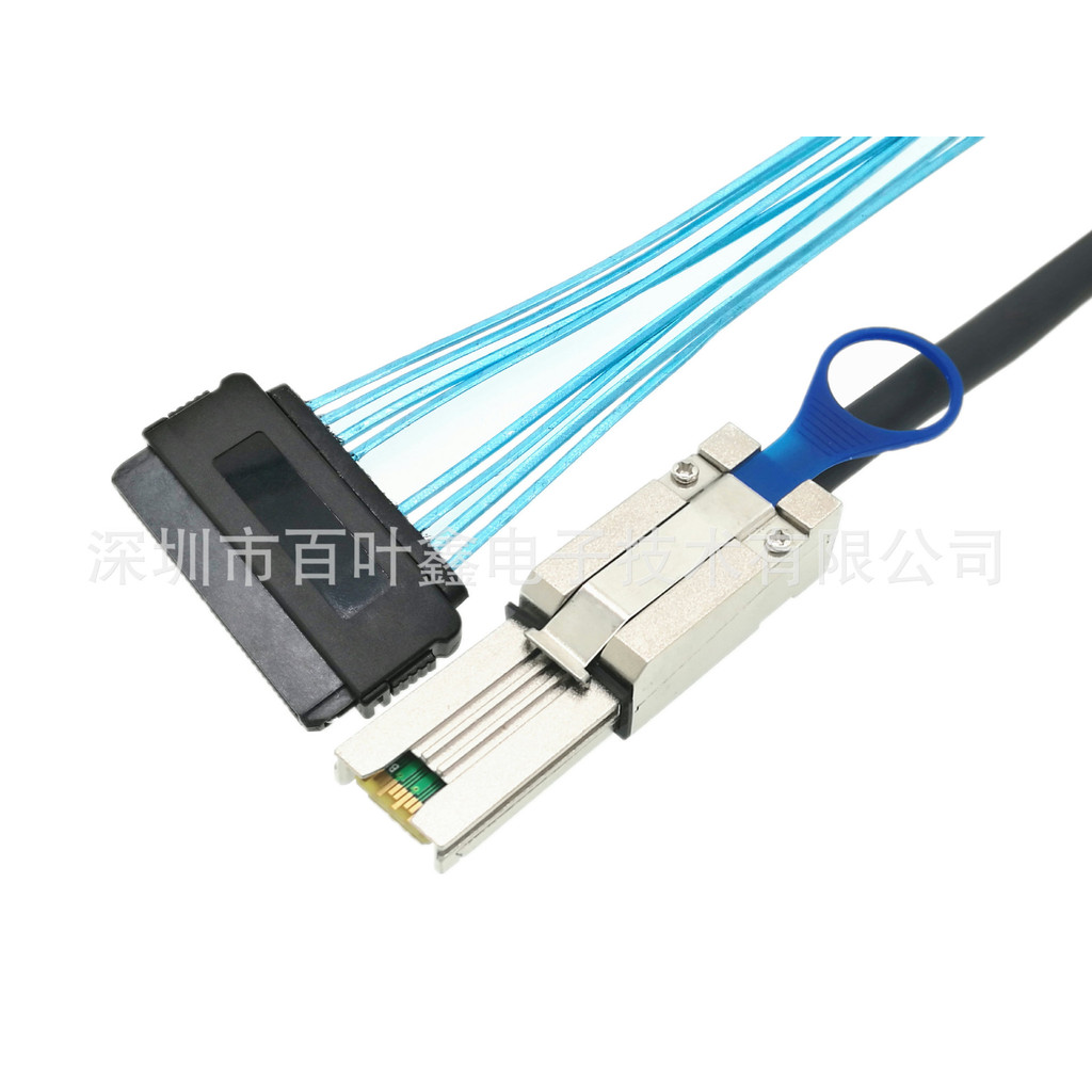 Mini SAS HD 8088 สายเสื้อผ้าความเร็วสูง MINISAS26P 8088 ถึง 8484-2.0 M4.6