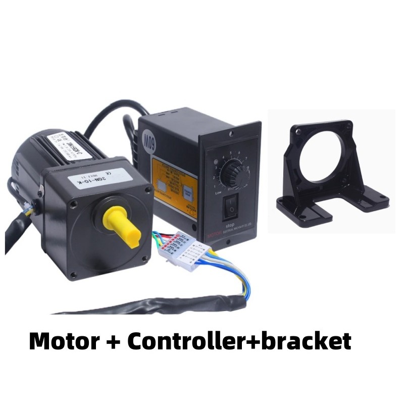 4RK25GN-C 220V AC เกียร์มอเตอร์ 25W Induction Mini Machinery CNC แกะสลัก Mill อุปกรณ์