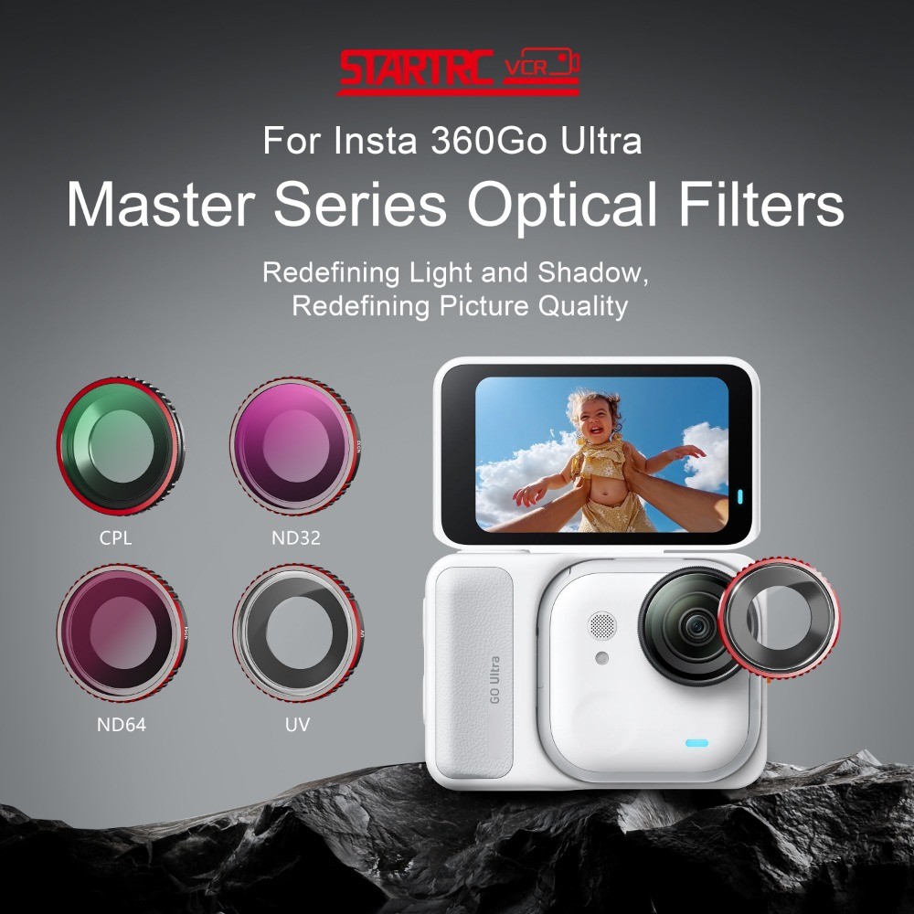 สําหรับ Insta360 GO Ultra กล้องกีฬา ND/CPL ชุดกรองการถ่ายภาพเลนส์ป้องกันอุปกรณ์เสริม