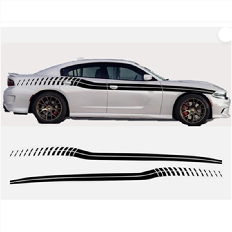 เหมาะสําหรับ Dodge Charger Dodge Charger สติกเกอร์รถ Body สติกเกอร์ A2008