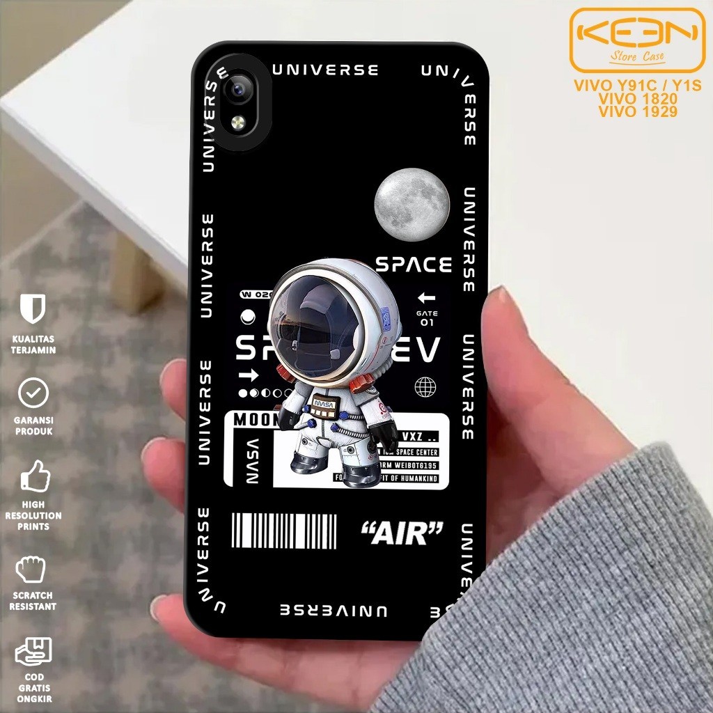 HP Vivo 1820 Vivo 1929 เคสโทรศัพท์ - Vivo 1820 Vivo 1929 Astronaut Motif เคสโทรศัพท์ - เคส Procamera