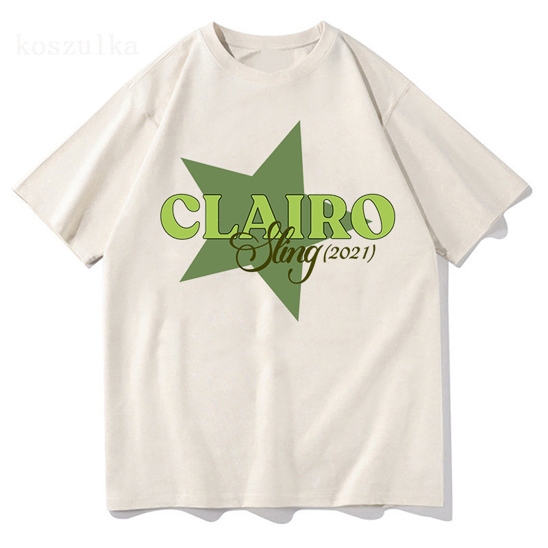 เสื้อยืด charm bunny แฟชั่นสำหรับทั้งผู้ชายและผู้หญิง Clairo Merch