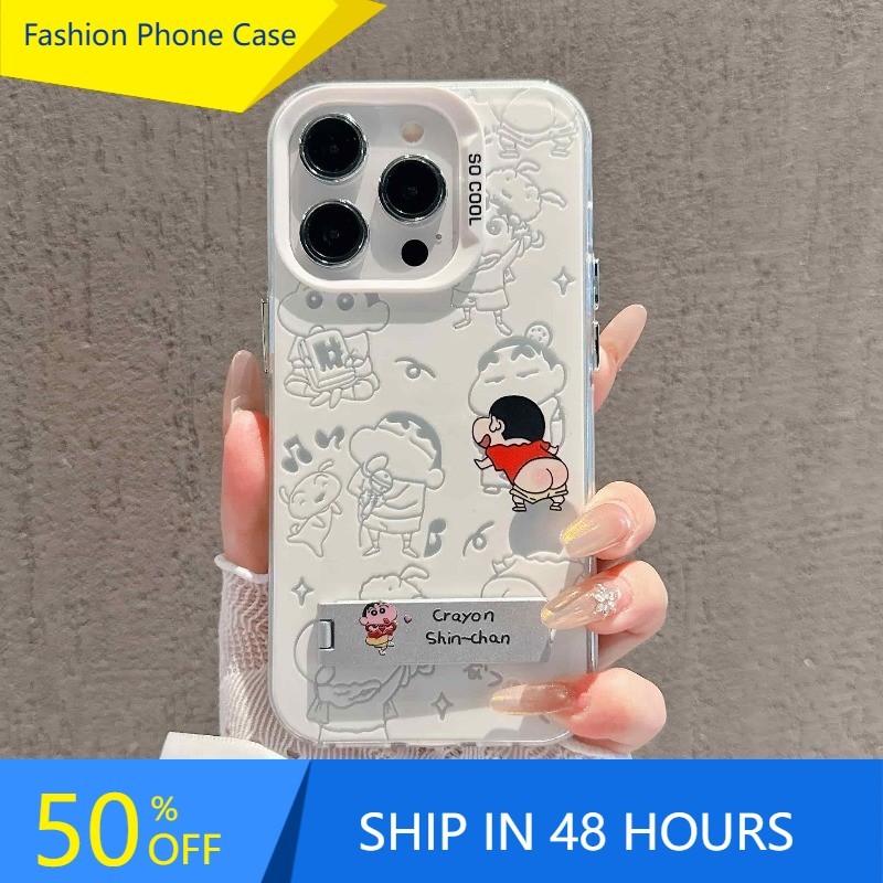 เข้ากันได้กับ iPhone 16 iPhone 15 iPhone 13 iPhone 11 เคสโทรศัพท์กลิตเตอร์ใส รุ่นอัพเกรด RLTH2486CYK+BA~3# – โปรปัง