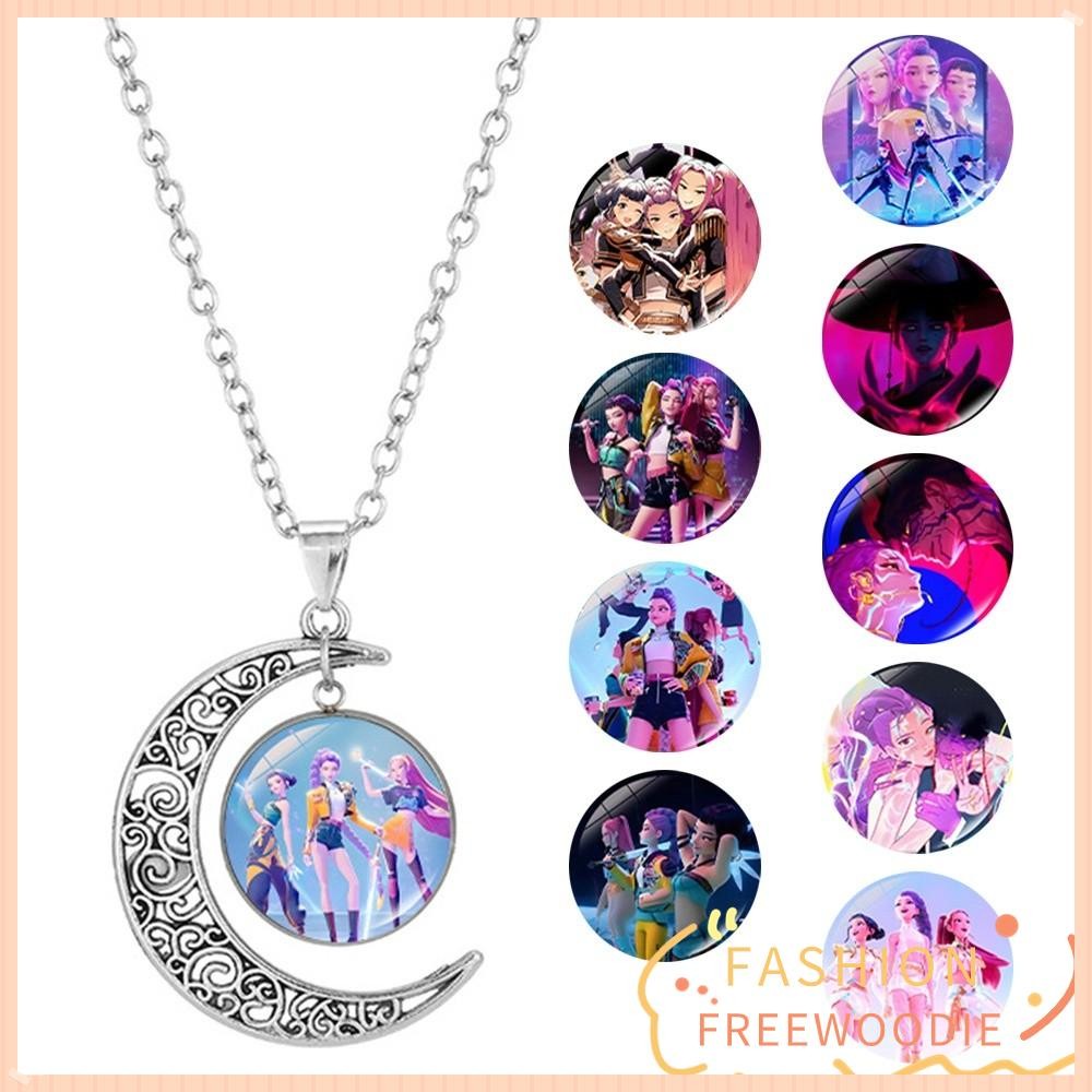 สร้อยคอFREEWOODIE แบบโซ่ สำหรับแฟนK-pop และDemon Hunter