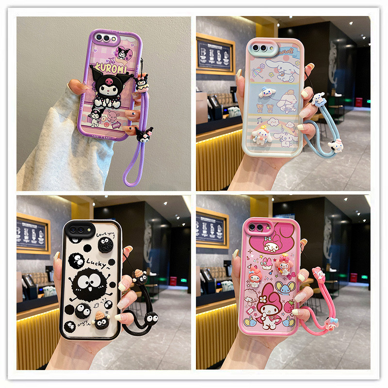 น่ารัก 3D ตุ๊กตาเคสโทรศัพท์สําหรับ OPPO a3s กรณี OPPO a12e OPPO a1k realme c2 กรณี