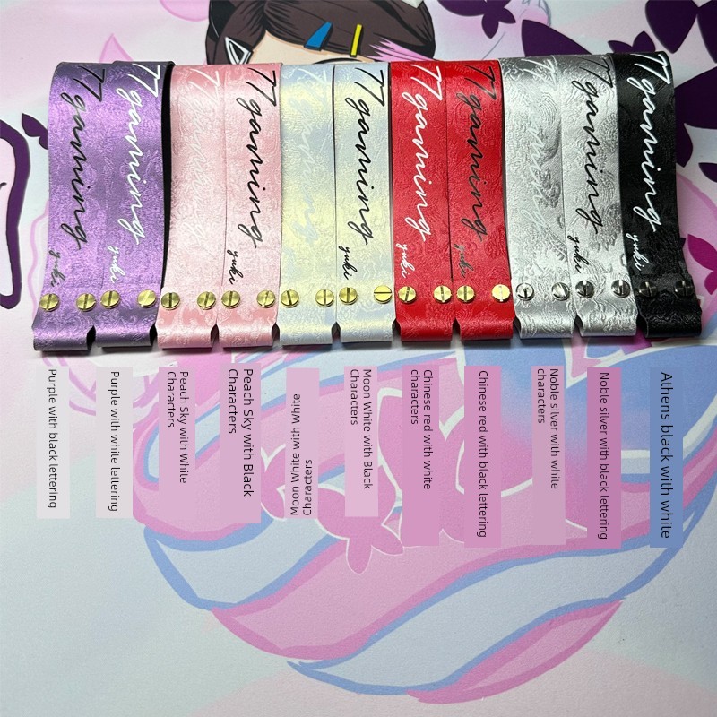 keyboard keycaps 77gaming หนังไมโครไฟเบอร์ที่กําหนดเอง wootingatk คีย์บอร์ดริบบิ้นจี้ไมโครไฟเบอร์หนั