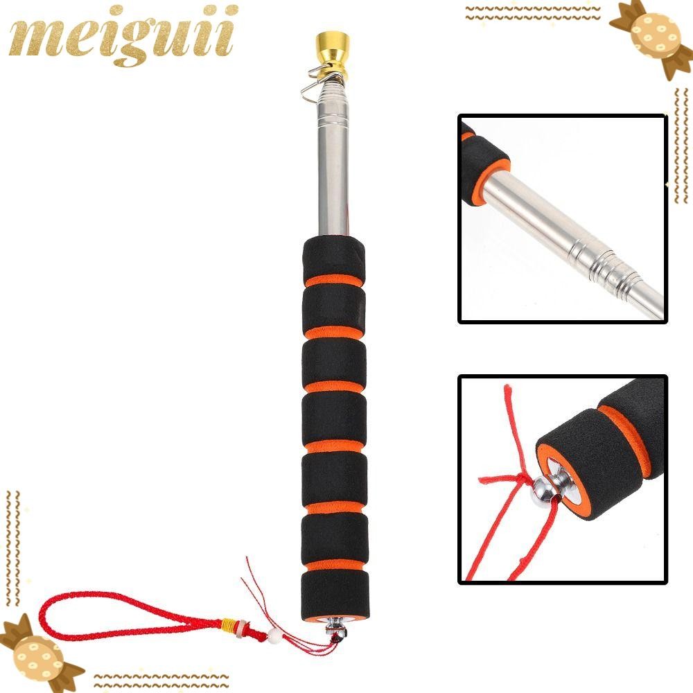 MEIGUII 1.6/2/2.5/ Telescopic Flag Pole แบบพกพามือถือ Windsock Flags Windsock 1.6/2/2.5/ ครูตัวชี้