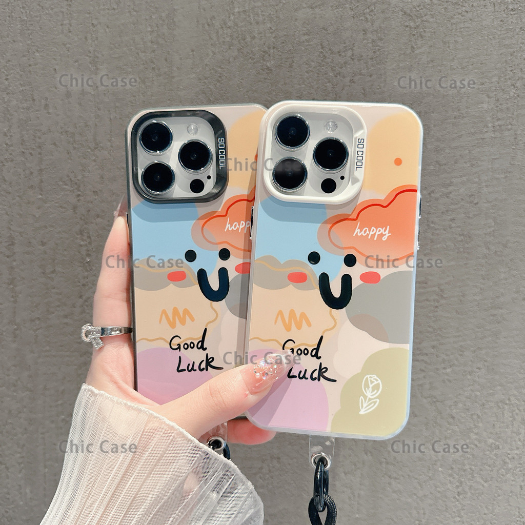 HP การ์ตูนเคสโทรศัพท์สําหรับ iPhone 16 15 14 13 12 11 Pro Max 6 7 8 Plus X XR XS MAX น่ารัก Anti-Fal