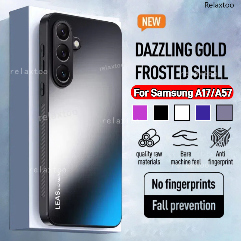 SAMSUNG สําหรับSamsung Galaxy A07 A17 A27 A37 A57 57 17 SamsungA17 SamsungA57 5G 4GโลหะGradient Matt
