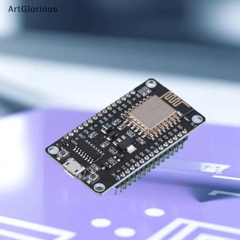 Art Nodemcu Lua V2.1 ESP8266 ESP-12F บอร์ดพัฒนา WIFI Micro USB- CH340 ckboard พร้อมแฟลชปุ่มและ RST ป