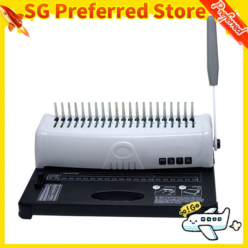 หวี 21 หลุมคู่มือ Bookbinding Machine Binding Clips บัตรกํานัลทางการเงิน A3a4 กระดาษเอกสารฟิล์ม Tend