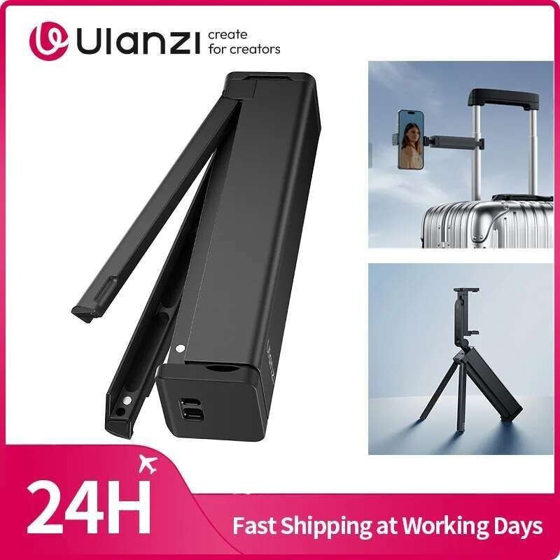 โปรโมชั่น ​ SK20 Travel ที่วางโทรศัพท์ขาตั้งกล้องพับได้พร้อมคลิปหนีบโทรศัพท์และที่หนีบด้านล่างสําหรั