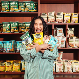 [1ซอง] BEAN CHIPS 25 กรัม ถั่ว 3 ชนิด แคลต่ำ ไม่ทอด เจ กลูเต็นฟรี De La Lita เดอลาลิต้า ขนมคลีน บีนชิปส์ ขนมคลีน