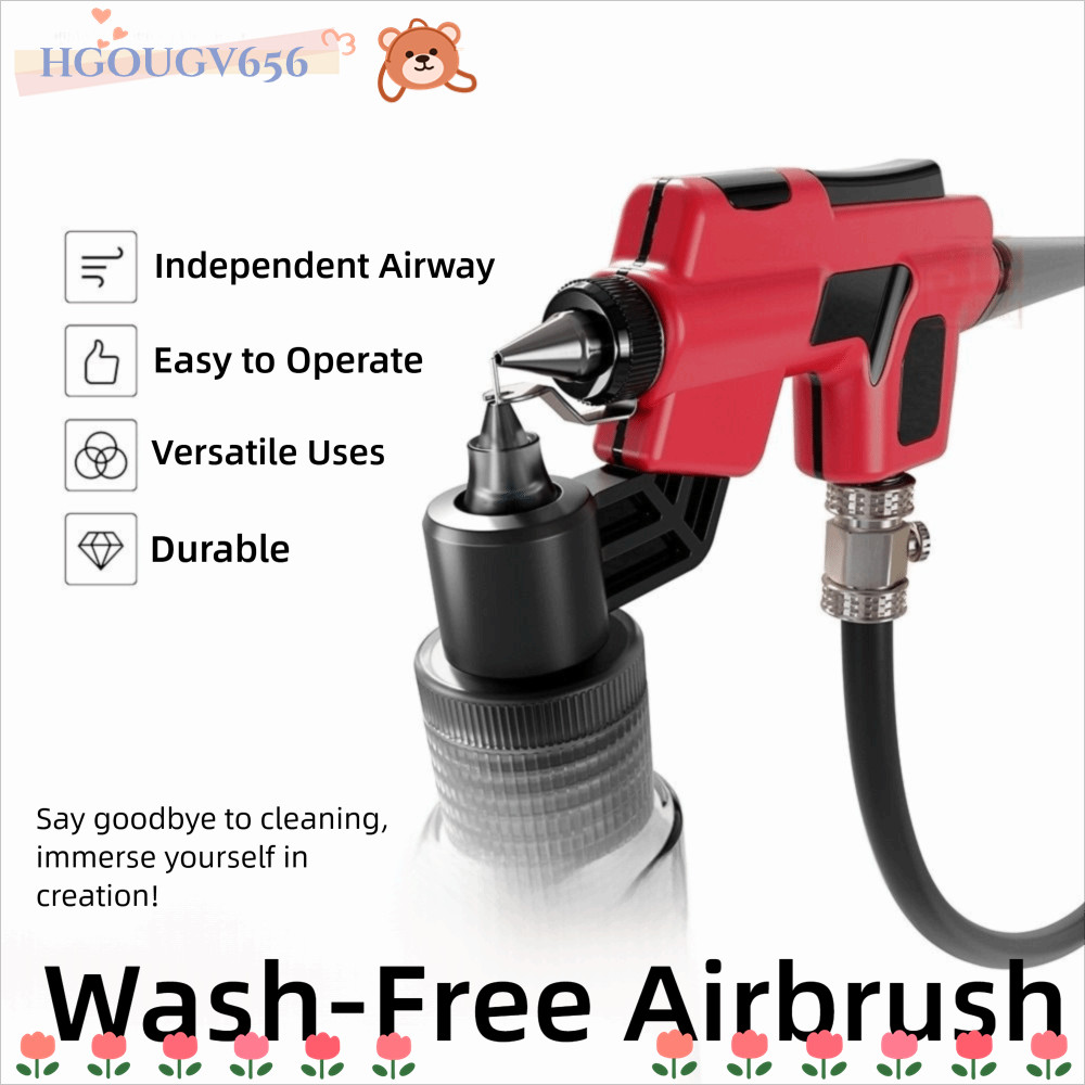 HGOUGVT 50ml ผสม Jar, สําหรับ DSPIAE PT-AB ทนทาน Wash-Free Airbrush, Modeler Hobby พร้อม Marker Rack