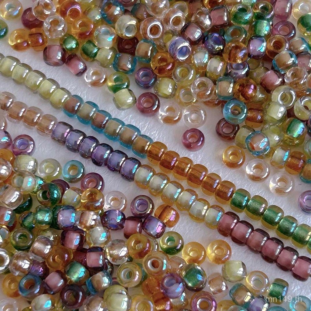 Miyuki Beads ขนาด 3 มม. สีธรรมชาติ สำหรับทำเครื่องประดับ DIY