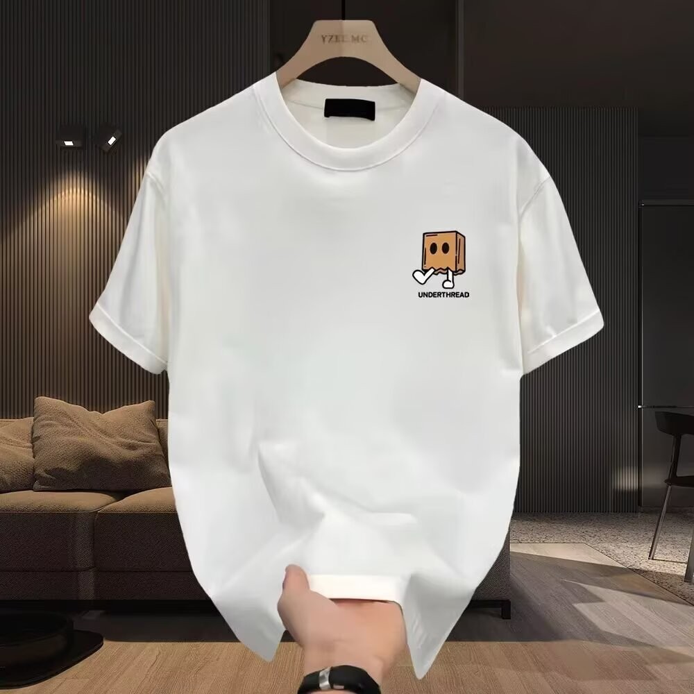 COD 20252025 Summer Trendy Men's American Style Round Neck Couple Outfit Trendy Men's American Style