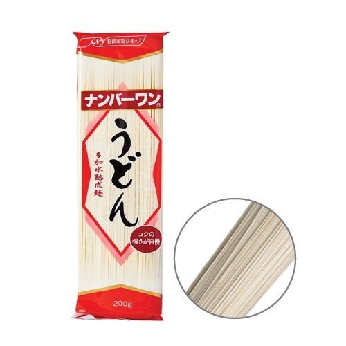 นิชชิน เส้นอุด้ง-เส้นแบน ขนาด 200กรัม/แพ็ก UDON DRIED NOODLE 200 G./PACK