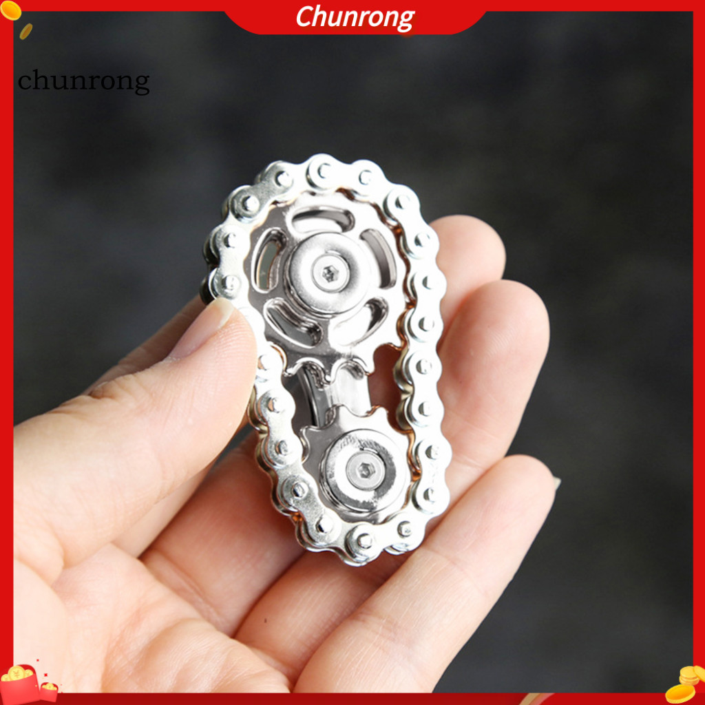 ผู้ใหญ่ Fidget Spinner ผ่อนคลาย Spinner ของเล่นโลหะจักรยาน Fidget Spinner ของเล่นสําหรับความเครียดบร