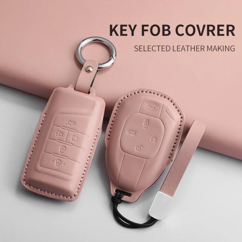 รถ Remote Key Case ฝาครอบ Fob สําหรับ GAC Trumpchi Gs4 Gm8 Ga3 Ga6 Sgs7 Ga4 Gs5 M4 M7 ES9 Legend Gs8
