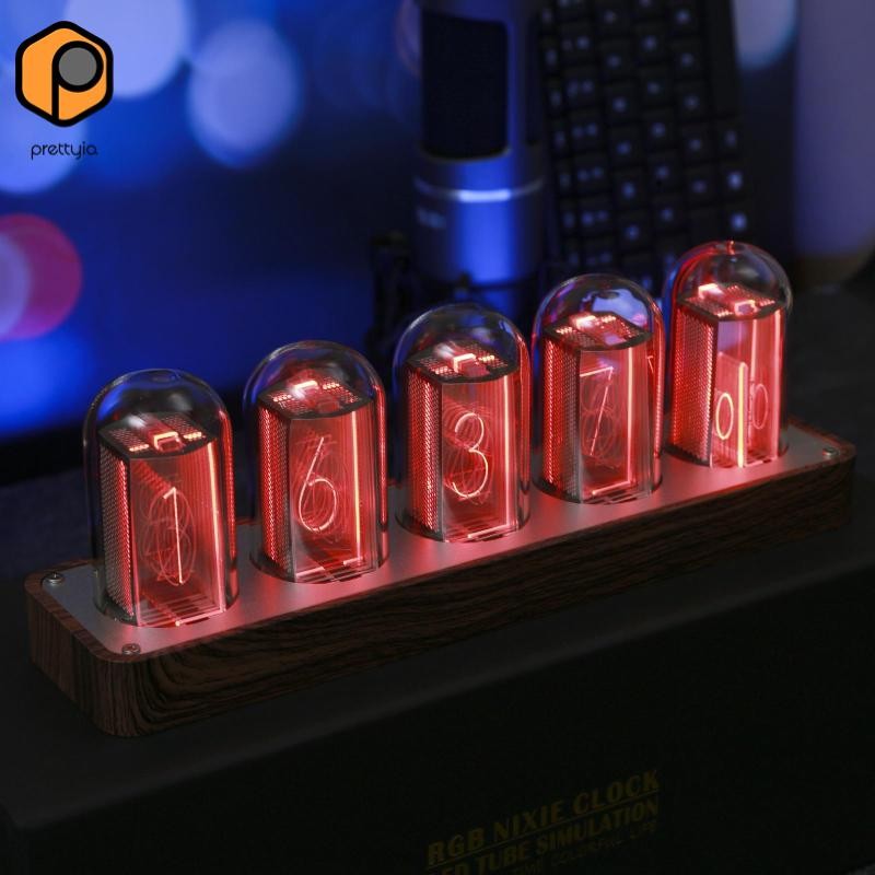 นาฬิกาดิจิตอล Nixie Tube สีสันสดใสมากับฟังก์ชั่นปลุก ใช้งานได้ทั้งบ้านและออฟฟิศ
