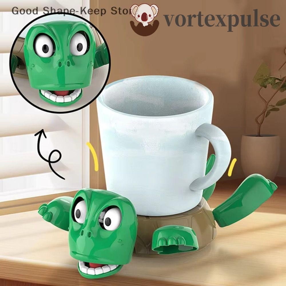 VORTEXPULSE Panicked Turtle Coaster, Frightened Turtle Press Turtle Cup Pad Quirky Toys, Turtle Insu